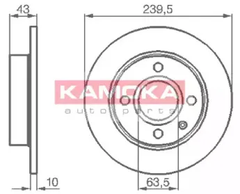 Тормозной диск KAMOKA купить