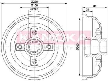Тормозной барабан KAMOKA купить