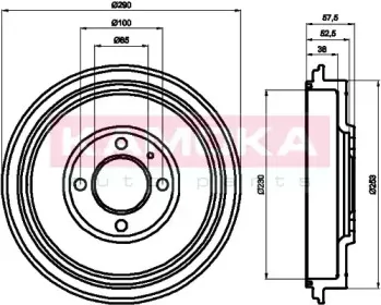 Тормозной барабан KAMOKA купить
