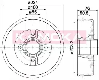 Тормозной барабан KAMOKA купить
