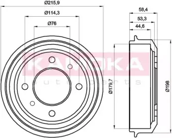Тормозной барабан KAMOKA купить