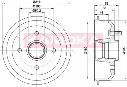 Тормозной барабан KAMOKA купить