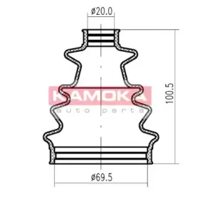 Пыльник, приводной вал KAMOKA купить
