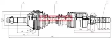 Приводной вал KAMOKA купить