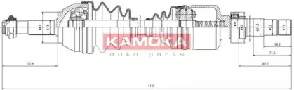 Приводной вал KAMOKA купить