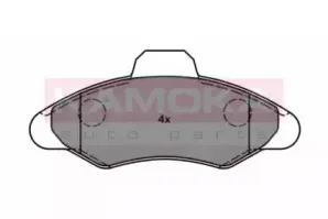 Комплект тормозных колодок, дисковый тормоз KAMOKA купить