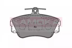 Комплект тормозных колодок, дисковый тормоз KAMOKA купить