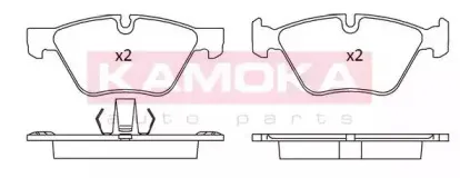 Комплект тормозных колодок, дисковый тормоз KAMOKA купить