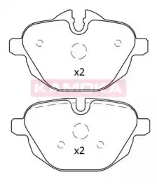 Комплект тормозных колодок, дисковый тормоз KAMOKA купить