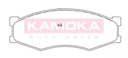 Комплект тормозных колодок, дисковый тормоз KAMOKA купить