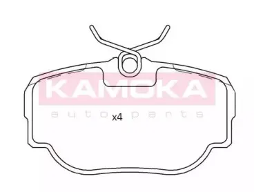 Комплект тормозных колодок, дисковый тормоз KAMOKA купить