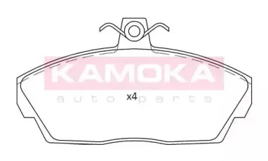 Комплект тормозных колодок, дисковый тормоз KAMOKA купить