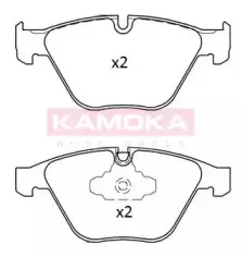 Комплект тормозных колодок, дисковый тормоз KAMOKA купить