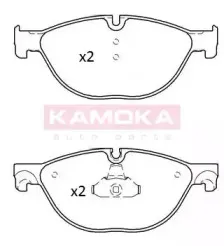 Комплект тормозных колодок, дисковый тормоз KAMOKA купить
