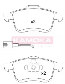 Комплект тормозных колодок, дисковый тормоз KAMOKA купить