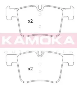 Комплект тормозных колодок, дисковый тормоз KAMOKA купить