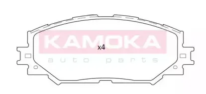 Комплект тормозных колодок, дисковый тормоз KAMOKA купить