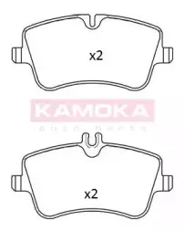 Комплект тормозных колодок, дисковый тормоз KAMOKA купить
