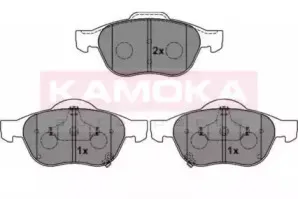 Комплект тормозных колодок, дисковый тормоз KAMOKA купить