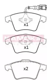 Комплект тормозных колодок, дисковый тормоз KAMOKA купить