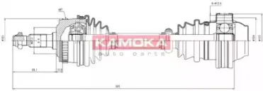 Приводной вал KAMOKA купить