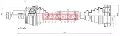 Приводной вал KAMOKA купить