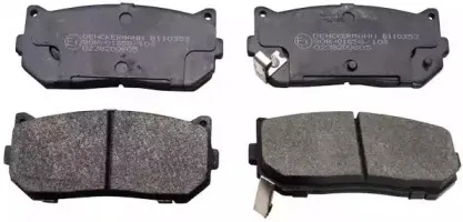 Комплект тормозных колодок, дисковый тормоз DENCKERMANN купить
