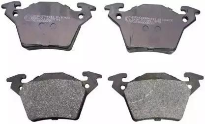 Комплект тормозных колодок, дисковый тормоз DENCKERMANN купить