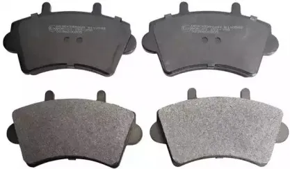 Комплект тормозных колодок, дисковый тормоз DENCKERMANN купить