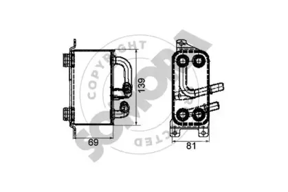 Масляный радиатор, автоматическая коробка передач SOMORA купить