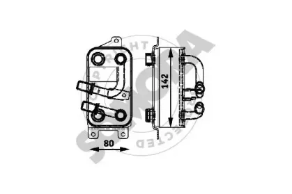 Масляный радиатор, автоматическая коробка передач SOMORA купить