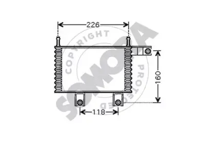 Масляный радиатор, автоматическая коробка передач SOMORA купить