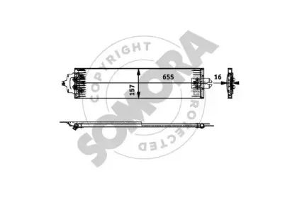 Масляный радиатор, автоматическая коробка передач SOMORA купить