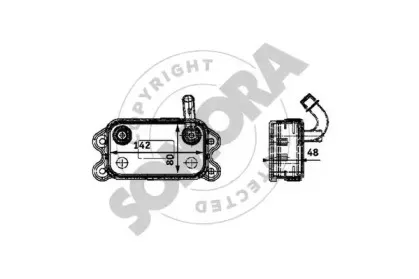 масляный радиатор, двигательное масло SOMORA купить