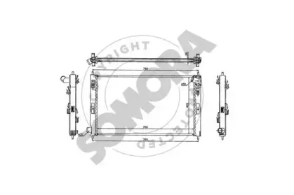 Радиатор, охлаждение двигателя SOMORA купить