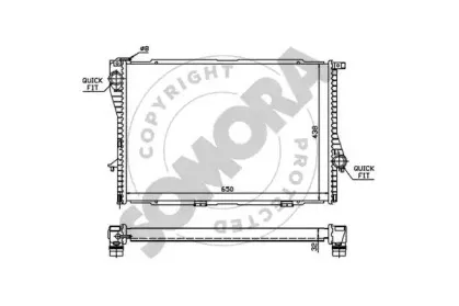Радиатор, охлаждение двигателя SOMORA купить