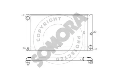 Радиатор, охлаждение двигателя SOMORA купить
