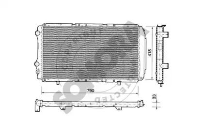 Радиатор, охлаждение двигателя SOMORA купить