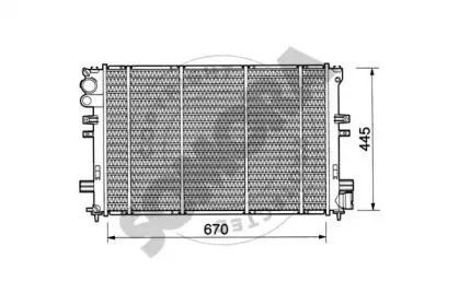 Радиатор, охлаждение двигателя SOMORA купить