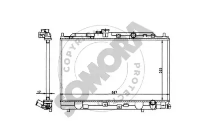 Радиатор, охлаждение двигателя SOMORA купить
