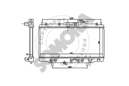 Радиатор, охлаждение двигателя SOMORA купить
