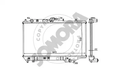 Радиатор, охлаждение двигателя SOMORA купить