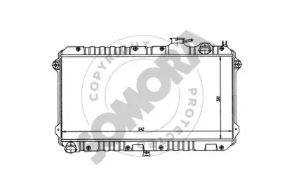 Радиатор, охлаждение двигателя SOMORA купить