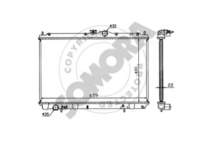 Радиатор, охлаждение двигателя SOMORA купить