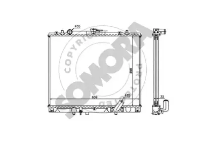 Радиатор, охлаждение двигателя SOMORA купить