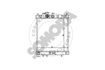 Радиатор, охлаждение двигателя SOMORA купить