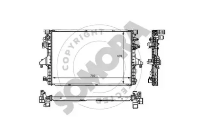 Радиатор, охлаждение двигателя SOMORA купить