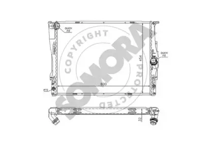 Радиатор, охлаждение двигателя SOMORA купить