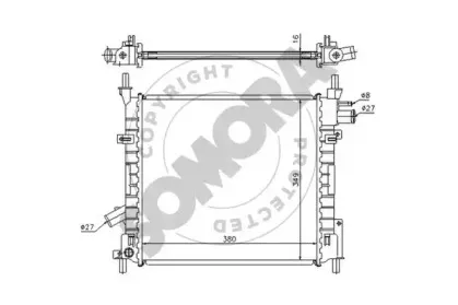 Радиатор, охлаждение двигателя SOMORA купить
