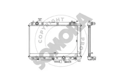 Радиатор, охлаждение двигателя SOMORA купить